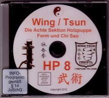 DVD  Wing Tsun 8. Sektion Holzpuppe Form und Chi Sao Muk Yan Jong