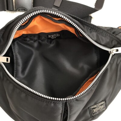 Yoshida Porter Tanker Waist Bag Shoulder bag black moon shape | eBay
