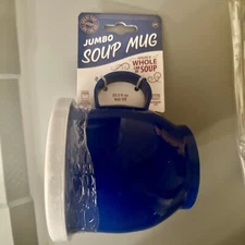 Evriholder Jumbo Soup Mug Microwave Safe/holds A Whole Can Of Soup 22.3 Fl Oz