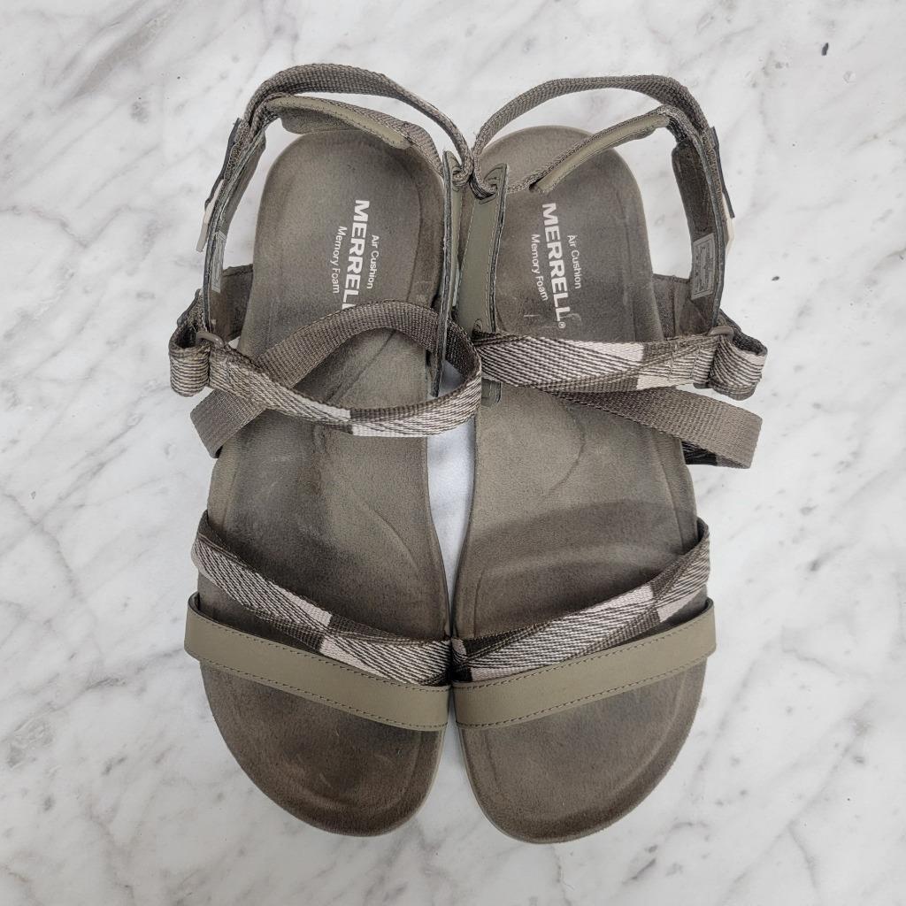 Sandali da donna 9 M Merrell District Mendi cinturino posteriore tiupe piatti