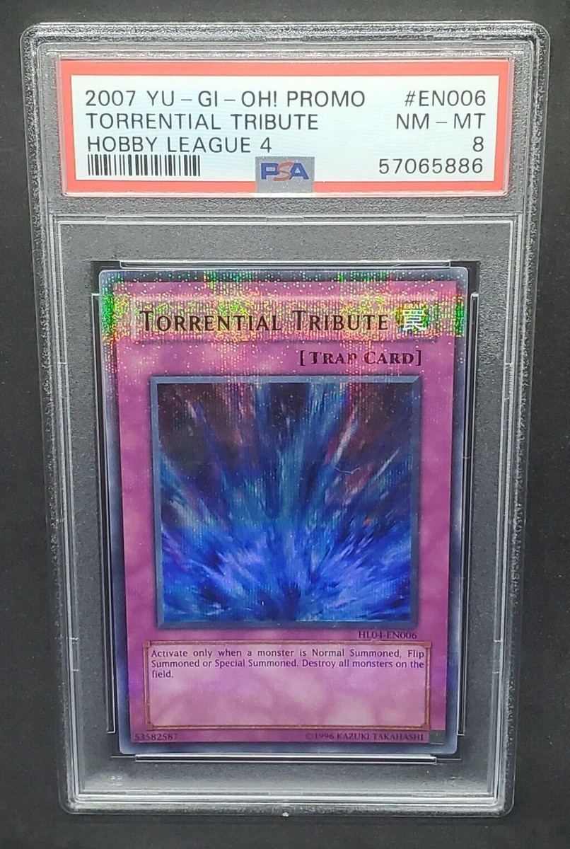 Yugioh PSA 8 NM-MT Torrential Tribute HL04-EN006 Parallel Rare
