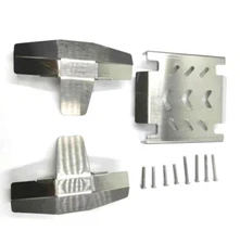 KEBEILEE stainless steel Chassis Armor Axle Guard Plate For LOSI LMT Monster 1:8