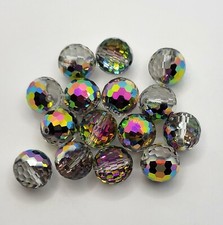 6pc Swarovski Crystal Vitrail Medium Disco Ball 5003 Beads; 8mm or 10mm