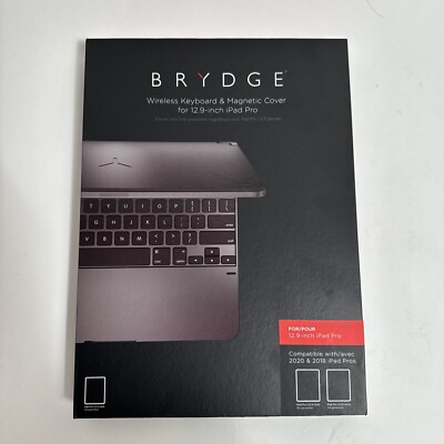 Brydge BRY6022 Pro 12.9 Wireless Bluetooth Keyboard - Space Gray