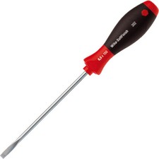 Image of Wiha 00701 SoftFinish® Slotted Cabinet Screwdriver Blade Width 5.5mm