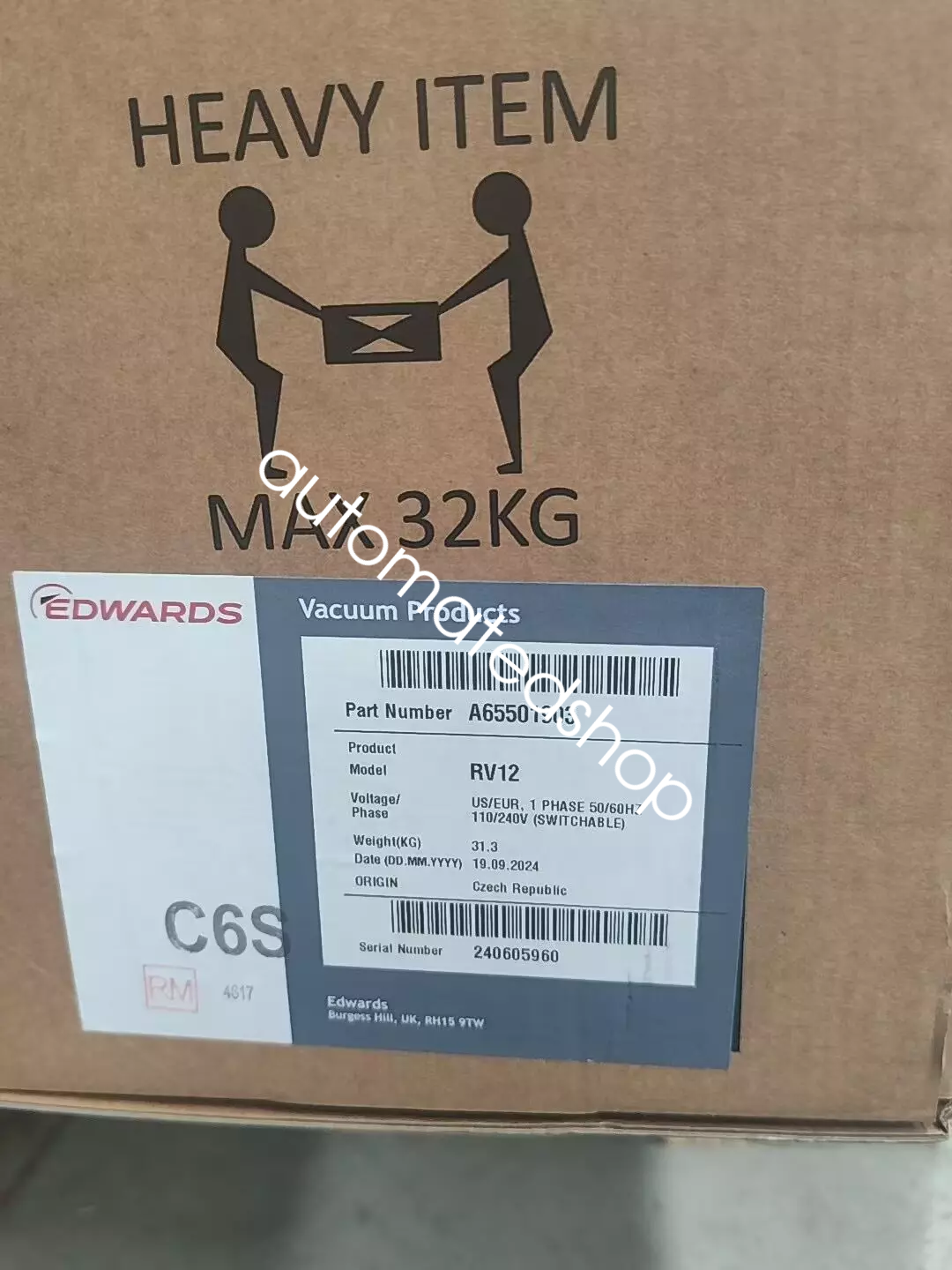 NEW EDWARDS vacuum pump RV12 115/230V 1-ph 50/60Hz A65501903 Fast delivery