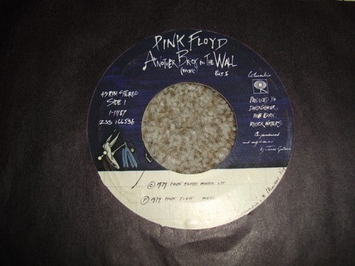 PINK FLOYD OTRO LADRILLO EN LA PARED PARTE 2 1979 45 DISCO DE VINILO - Imagen 2 de 4