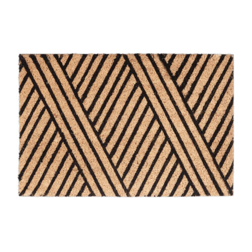 Tapis de sol bandes tapis de coco patte-pied pattelage tapis de porte tapis d'entrée - Photo 1/8