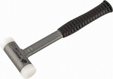 HALDER (3377.035) Dead Blow Hammer: 25 oz Nylon Head, Steel Handle, 11-1/2" Long