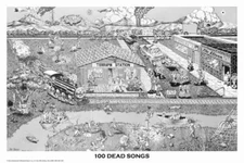 100 Dead Songs Poster 36x24