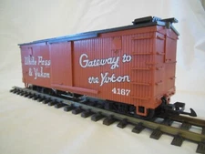 4167 LGB White Pass & Yukon Box Car sound G Scale