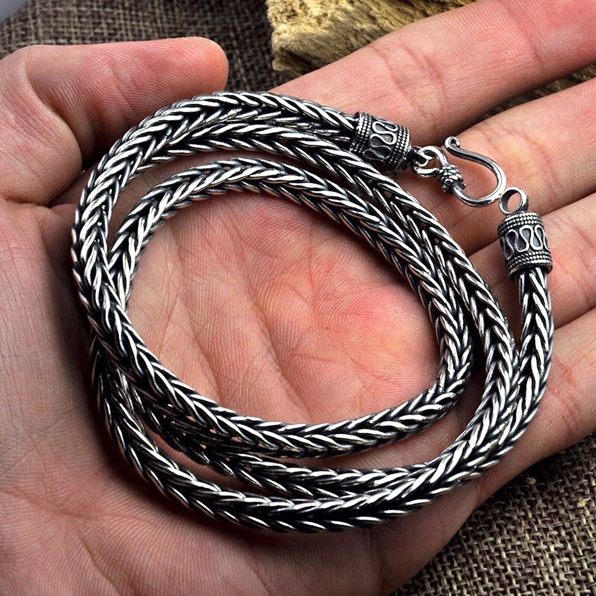 Thick silver snake chain outlet