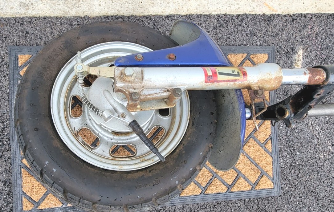 2008 WILDFIRE SCOOTER WFH150SE FRONT FORKS WHEEL RIME BRAKE CALIPER