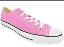 Converse All Star Unisex Oxford Sneakers Low Profile Pink Canvas M7 W9
