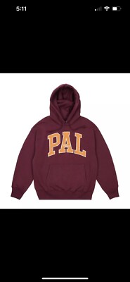 Palace x Gap Hood, Burgundy, Size S