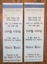 MADE IN THE WEST FOR THE WEST: GATES HOTEL (LOS ANGELES CALIFORNIA) (2 DIFF) F15