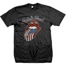 The Rolling Stones Tour of America 78 Official Merchandise T-shirt Black NEW