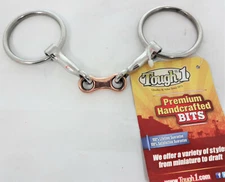 Pony Bit French Link 3 Piece Snaffle Mini Horse Shank Western Tack New Sizes 