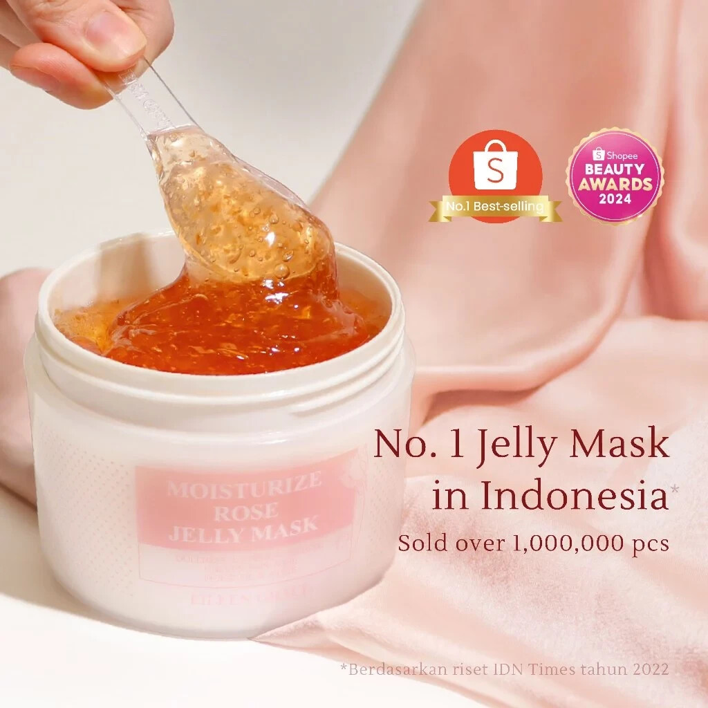 EILEEN GRACE Rose Jelly Mask 300ml Hydrating Acne Treatment Moisturizer-image