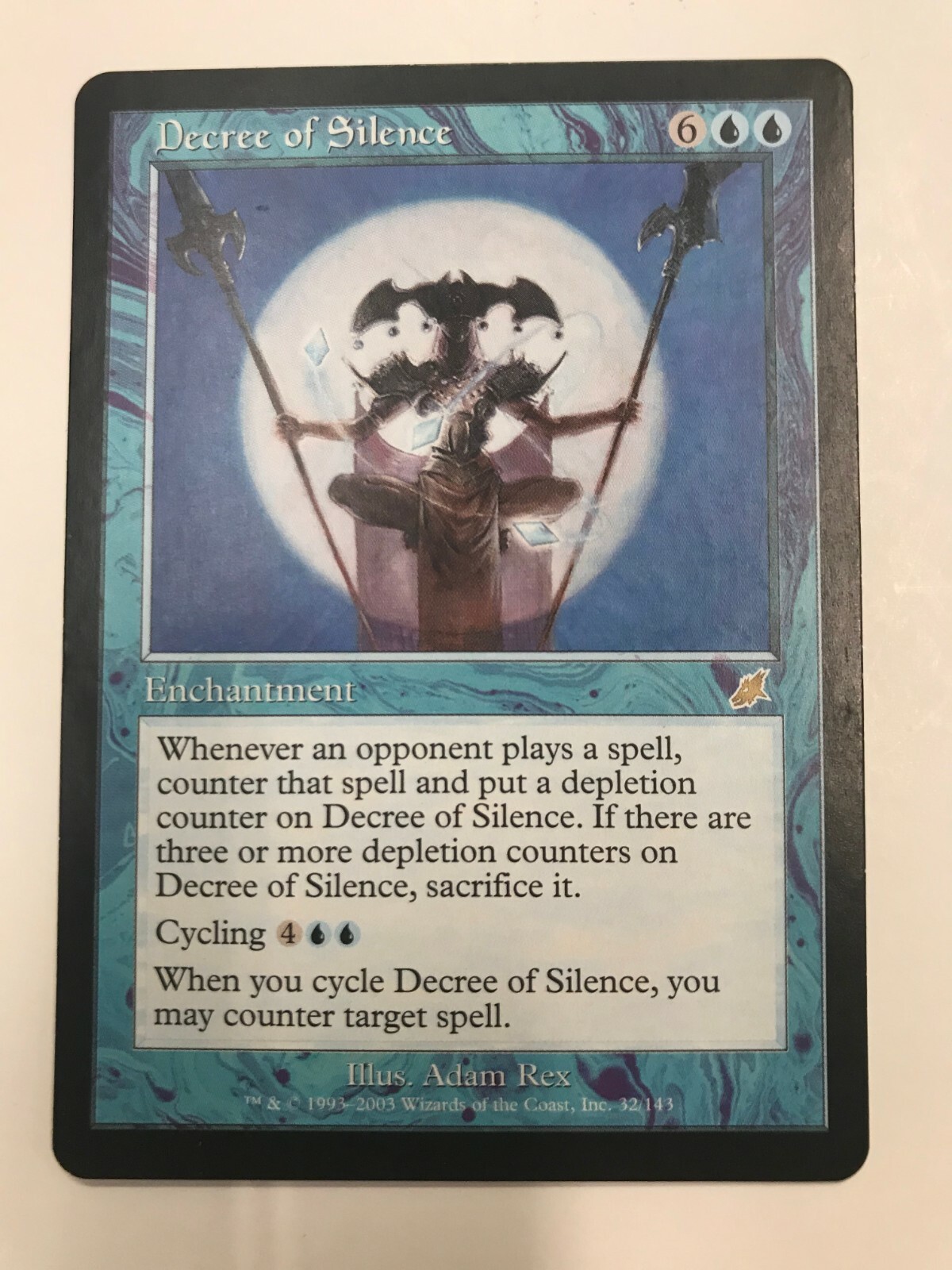 Decree of Silence Scourge MTG NM Near Mint