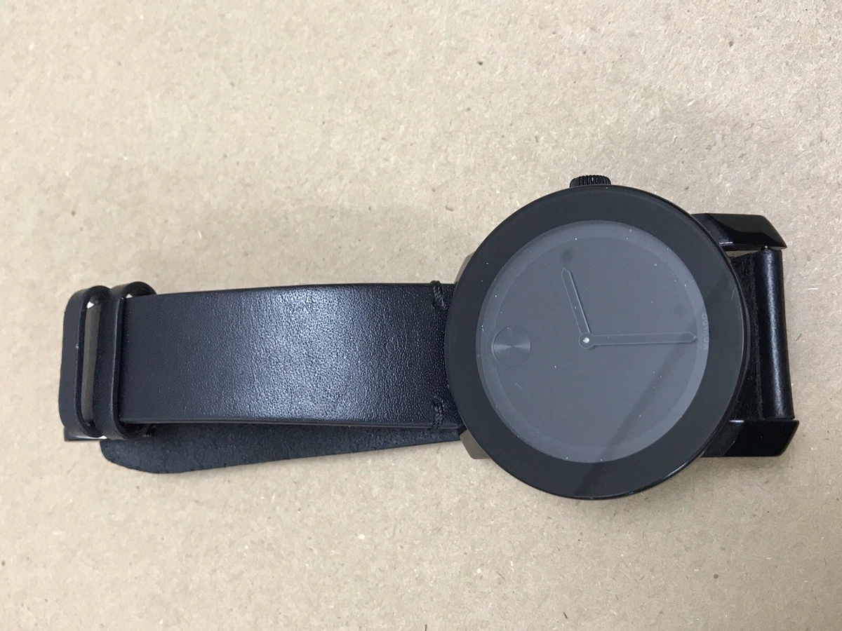 Movado Bold MB.01.1.29.6003 Unisex Black Quartz Watch 885997154697  