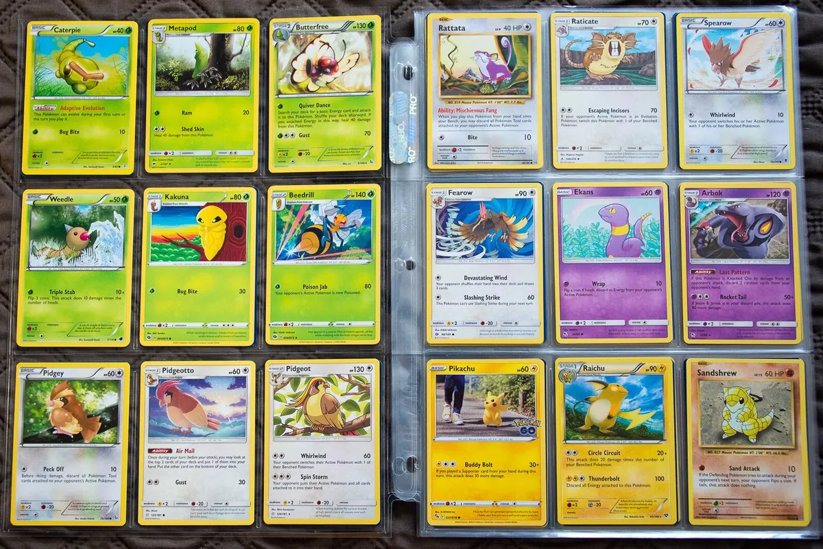 Classeur 248 cartes set commune/holo complet + 80 reverse Pokémon édition  151 - Pokémon