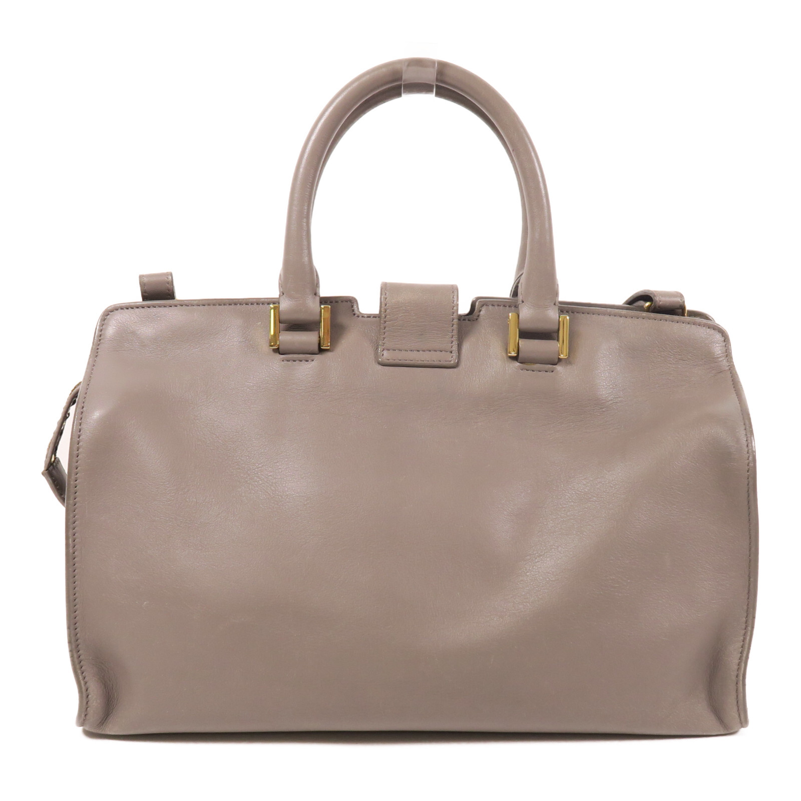 Borsa a tracolla SAINT LAURENT YSL GHW Chyc 2 vie 311210 pelle di vitello grigio