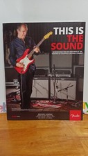 MICHAEL LANDAU FENDER GUITARS AND AMPLIFIERS PRINT AD 11 X 8.5  L2