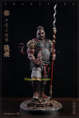 MP Studio & Ming Zi General Of The Five Tigers: Zhang Fei Statue In Stock