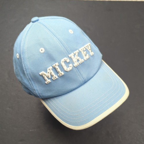 Walt Disney World Mickey Glitzer Mütze Einheitsgröße verstellbar babyblau bestickt - Bild 1 von 14