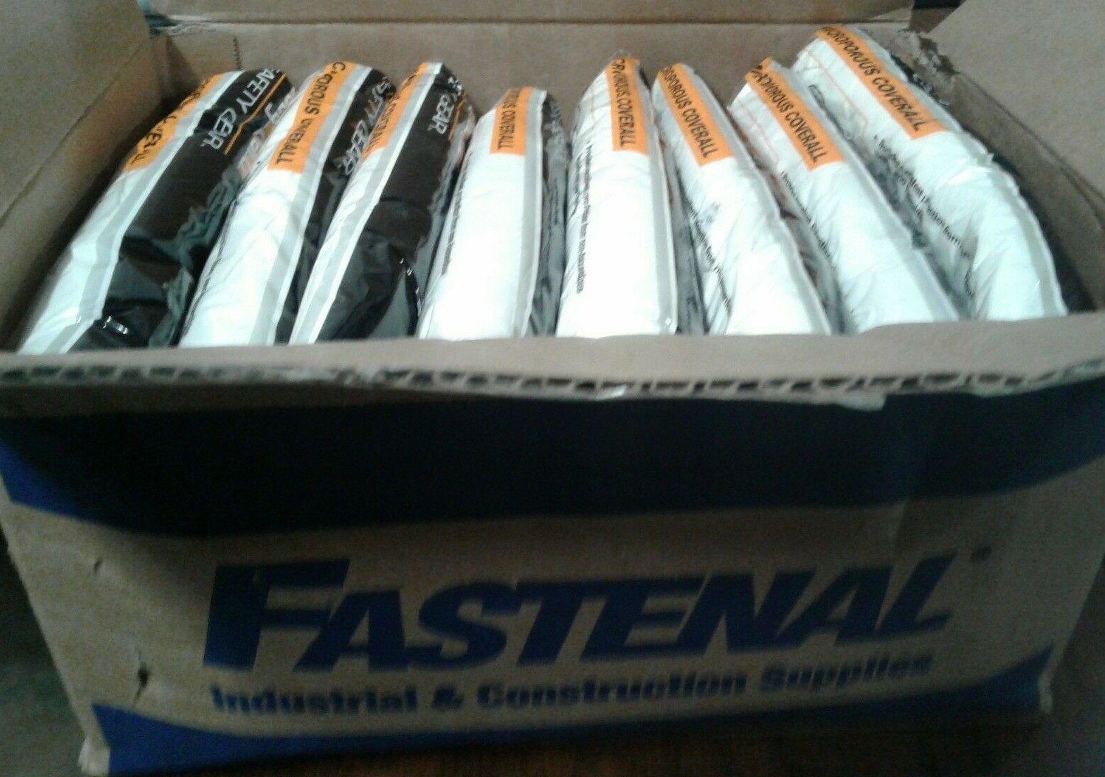 Fastenal 1017214 Microporous Coveralls - Factory Sealed Packages 