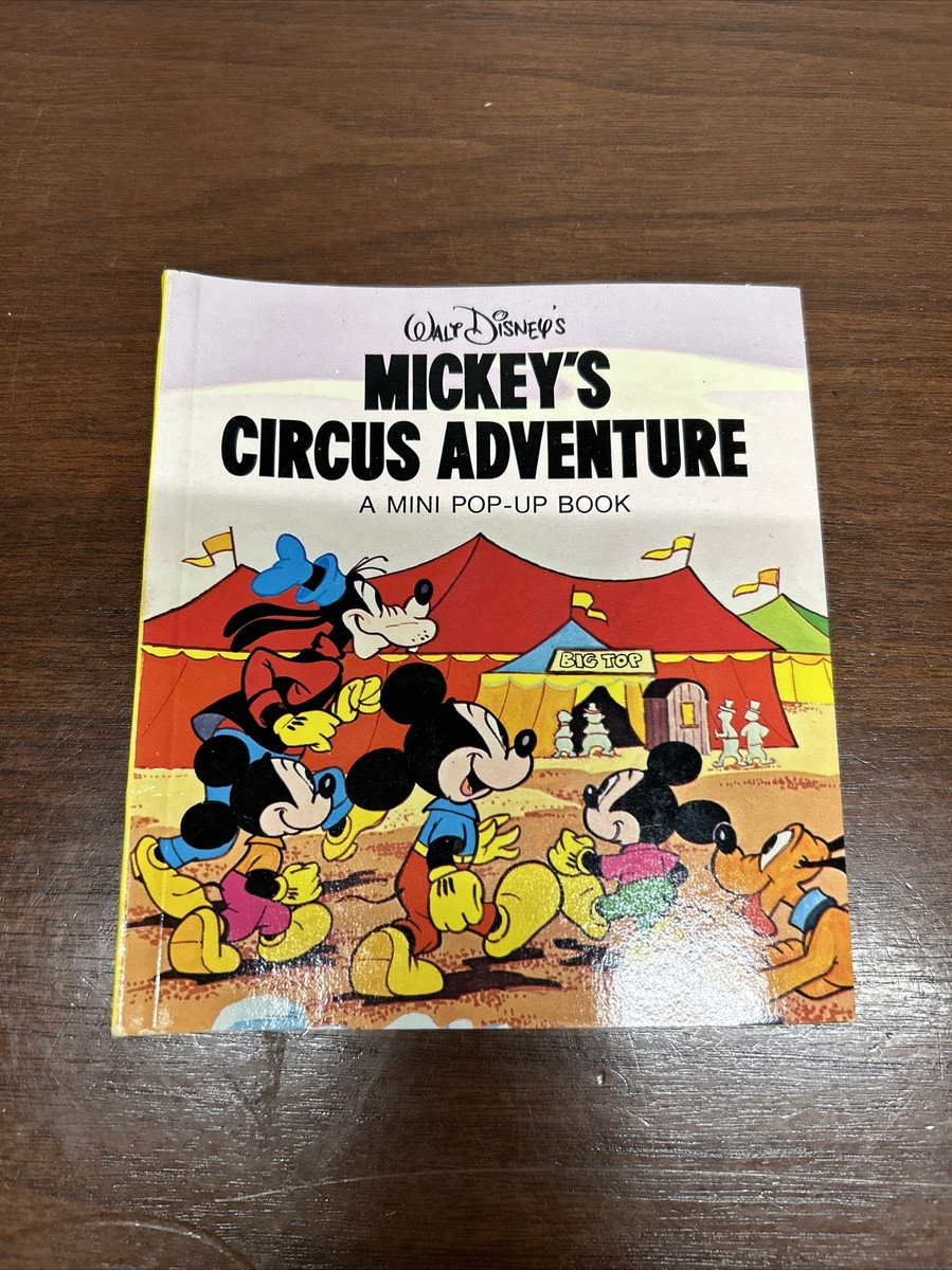 希少 MICKEY'S POP-UP BOOK OF Vintage 1976 Walt Disney's Mickey's