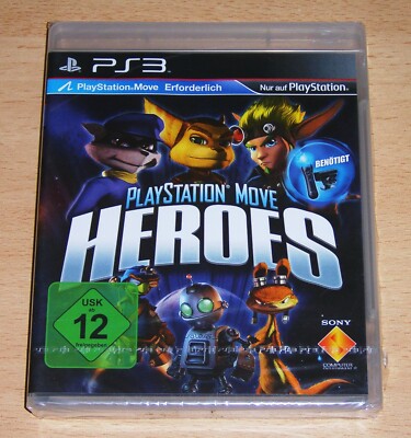 Playstation Move Heroes Sony Playstation 3 PS3 PAL Neu & Sealed VGA Ready Rar