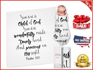 psalm 139 swaddle blanket