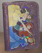 Disney Parks Princess Zip Around Wallet Cinderella Ariel Belle