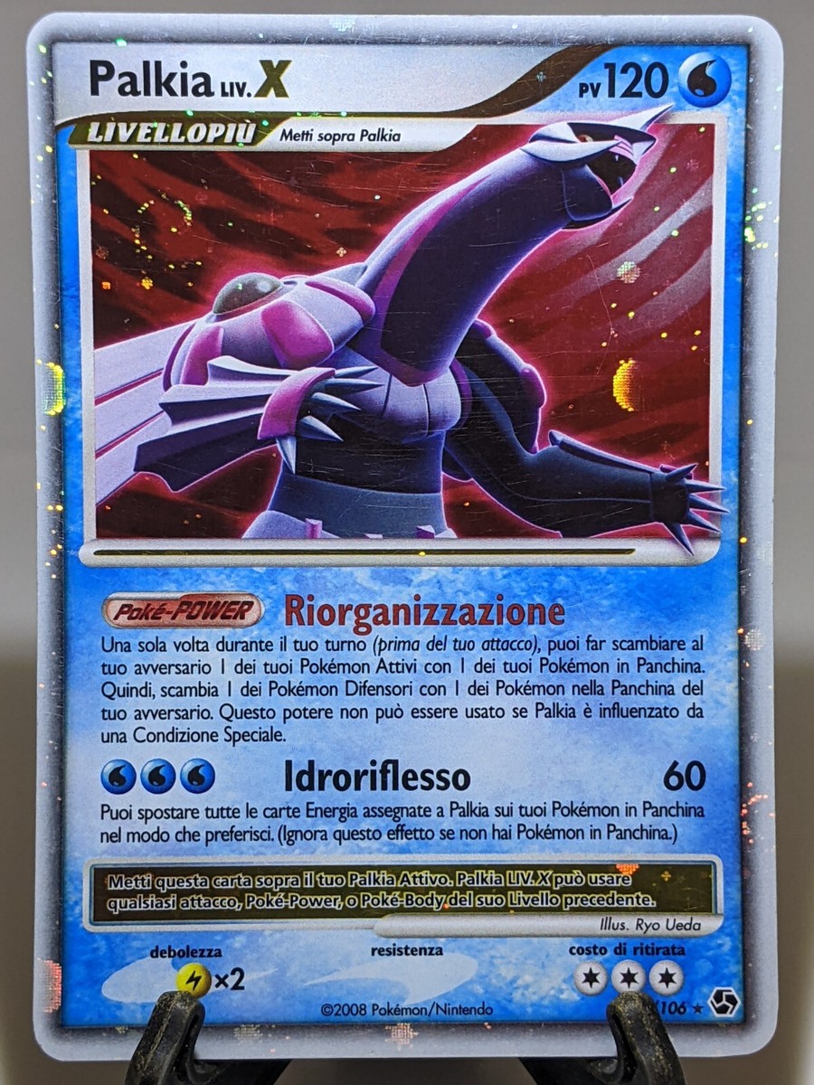 Palkia LIV.X 106/106 Holo Great Encounters 2008 Italian Pokemon