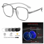 Multifocal Progressive Photochromic Retro Oversize Reading Glass +1.0 ~+3.0