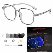 Multifocal Progressive Photochromic Retro Oversize Reading Glass 1.0 3.0