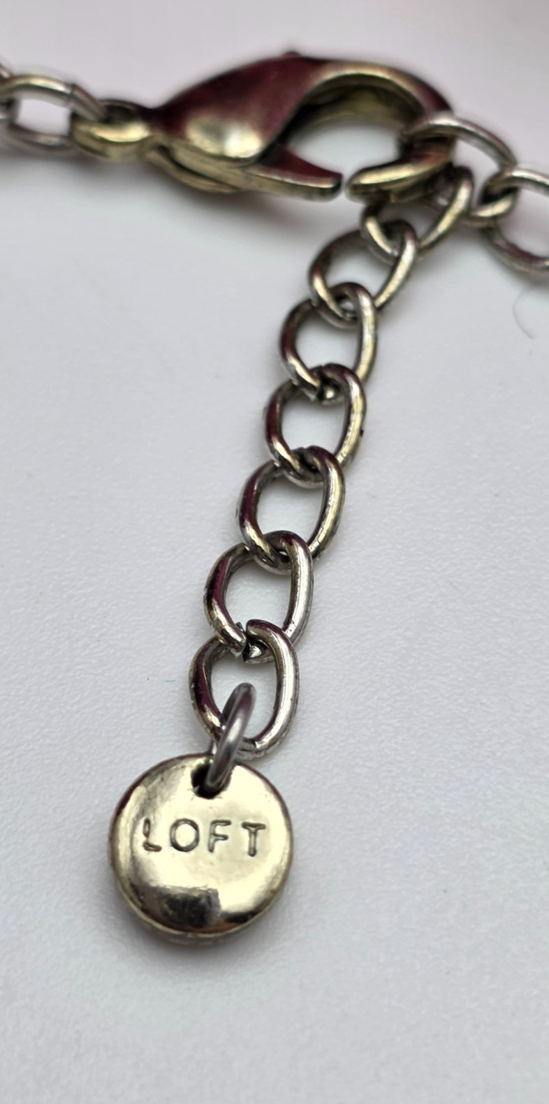 Ann Taylor LOFT Signed Statement Bib Necklace, Go… - image 7