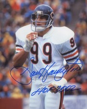 DAN HAMPTON Signed Photo Chicago Bears Rookie 1979 HOF SB XX Champs COA