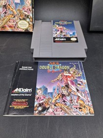 🔥Double Dragon II 2 The Revenge Complete in Box CIB Tested Nintendo NES 1990