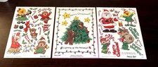 Vintage Suzy's Zoo Christmas Sticker Sheets