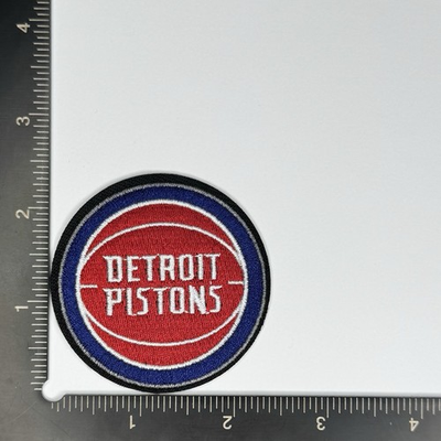 #ad Detroit Pistons Iron On Patch Embroidered $3.25