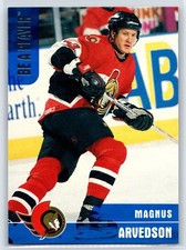 1999-00 Be a Player Memorabilia Magnus Arvedson Ottawa Senators #102