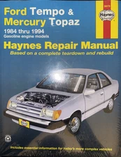 Haynes Automotive Repair Manual Book 36078 1984-1994 Ford Tempo Mercury Topaz