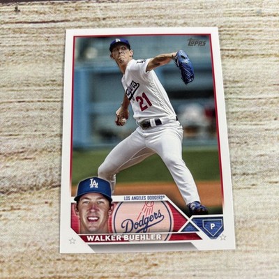 2023 Topps Series Two Walker Buehler #391 Los Angeles Dodgers Base Card NM