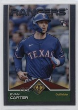 2024 Topps Transcendent Collection Icons Chrome Evan Carter (Running) #87 0lj0