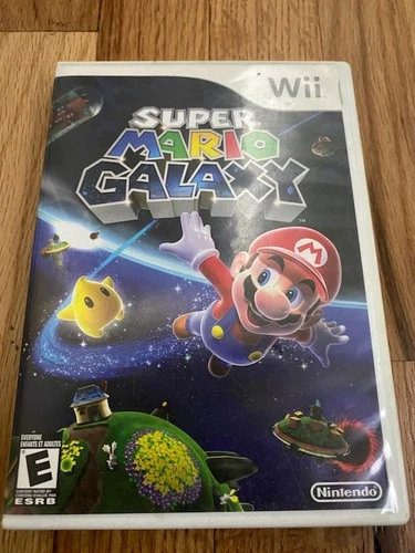 Super Mario Galaxy - Nintendo Wii 2007 - Complete w/ Manual - Tested Working