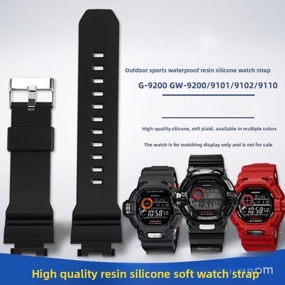 For casio G-9200 GW-9200/9110/9101/9125 Waterproof silicone watch band strap