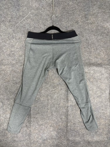 NIKE PRO DRI-FIT Large Men's Cropped Tights Gray - Picture 8 of 10